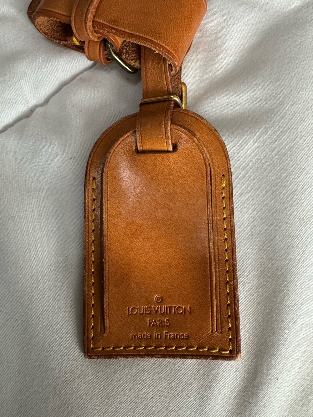 Louis Vuitton Genuine Leather Luggage Tag - Picture 4 of 9